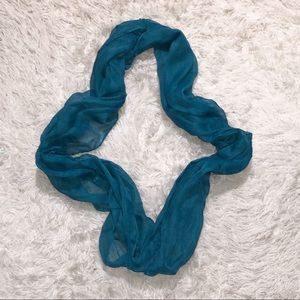 NWOT Teal Scarf
